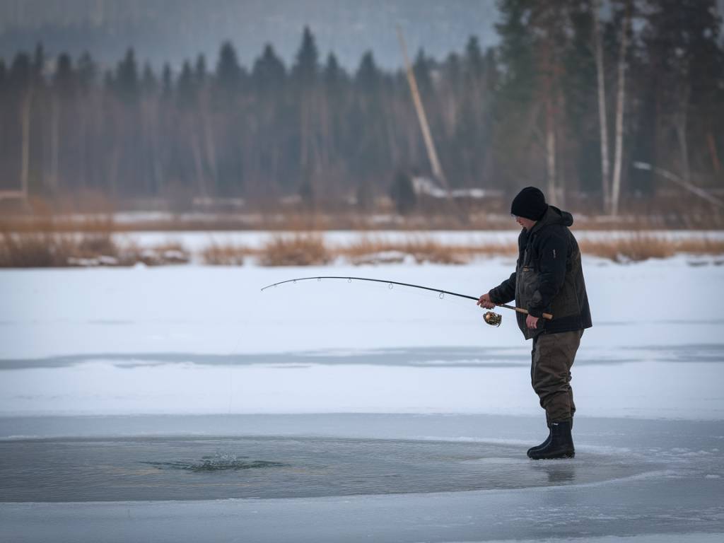 La pêche en hiver : astuces pour braver le froid